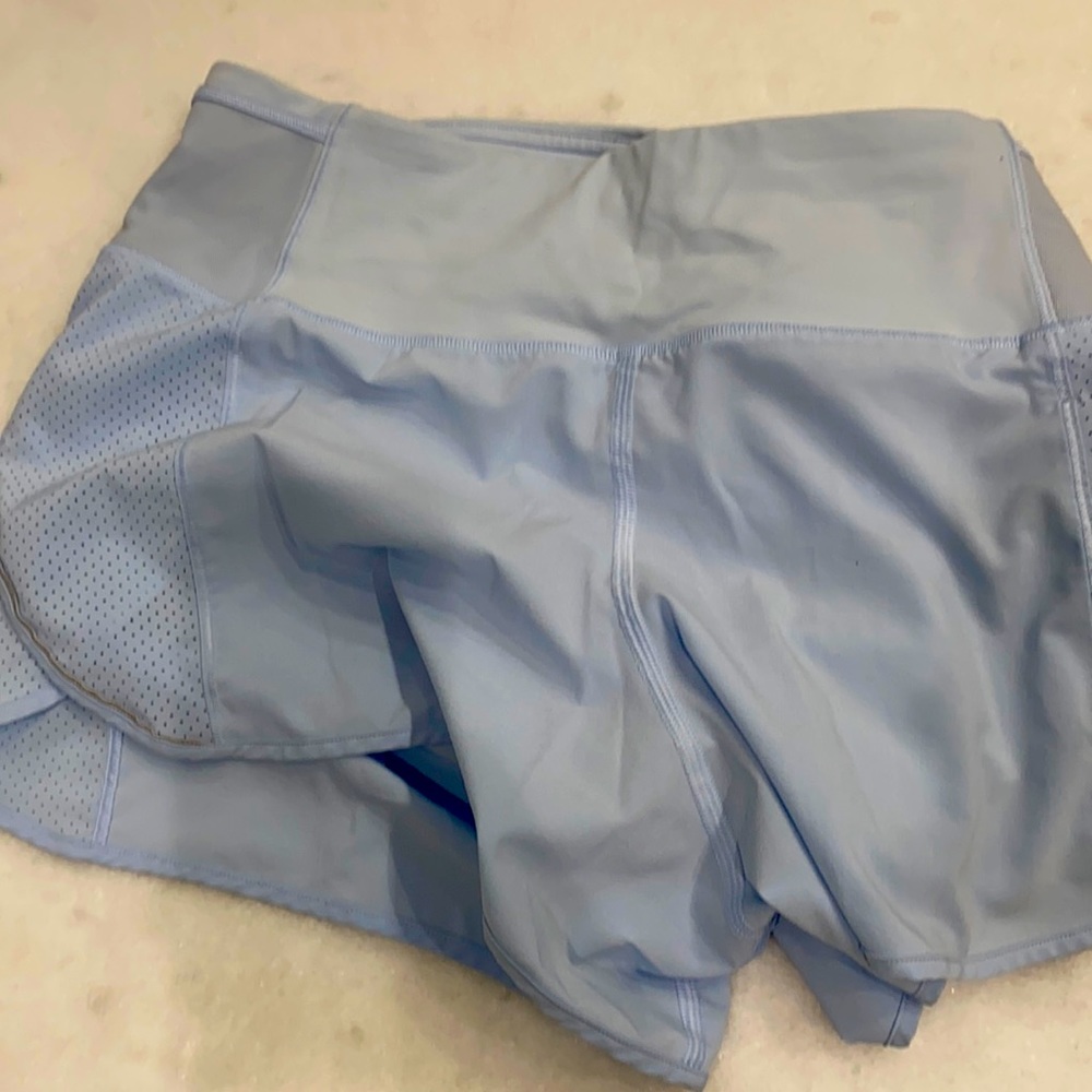 Lululemon shorts. Size 6 Light Blue
